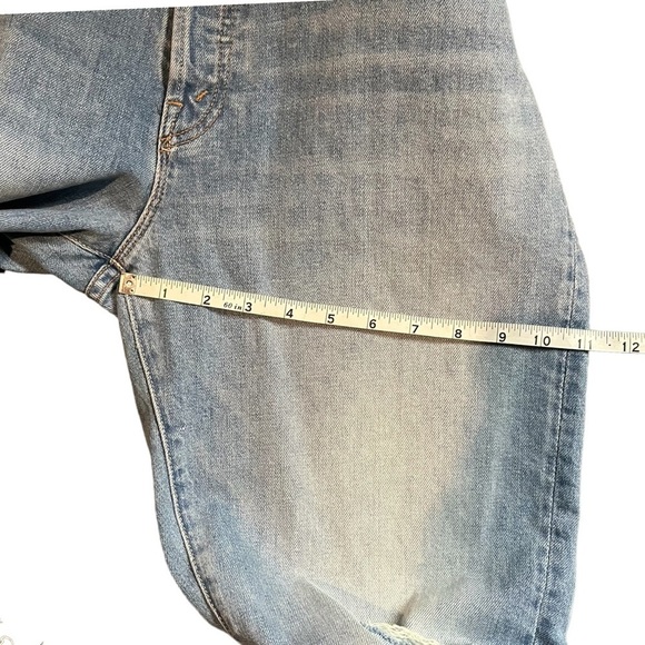 Mother Superior NWT Hiker Hover Undone Hem Jeans On My Knees Size 34 - Picture 16 of 16